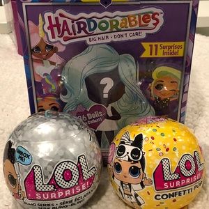 Lol surprise and hairdorables Bundle